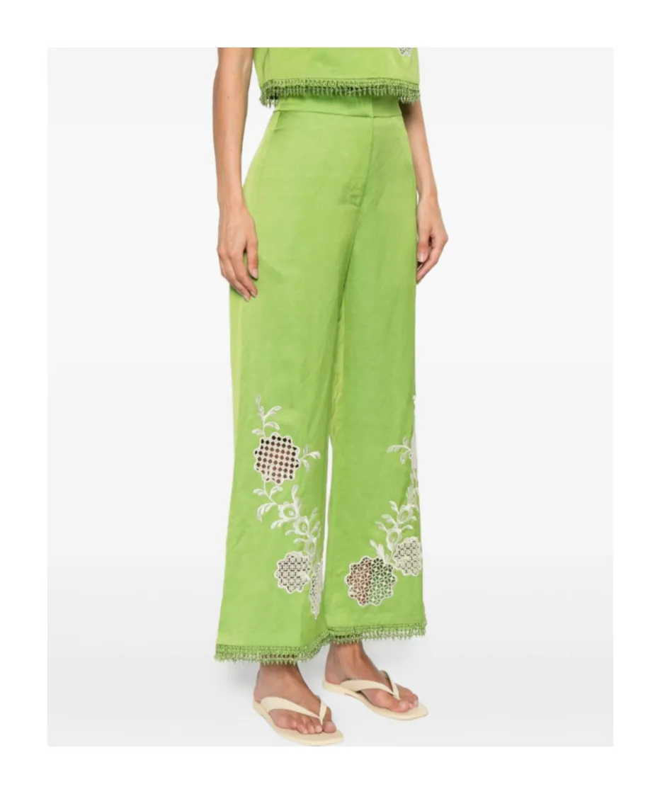 Wide-Leg Casual Pants
