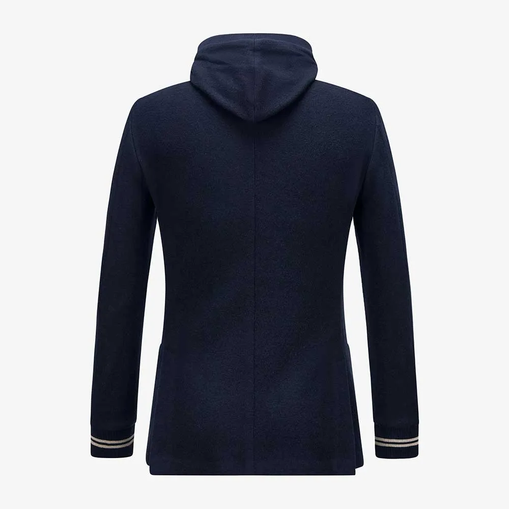 Hooded Two-Button Jacket