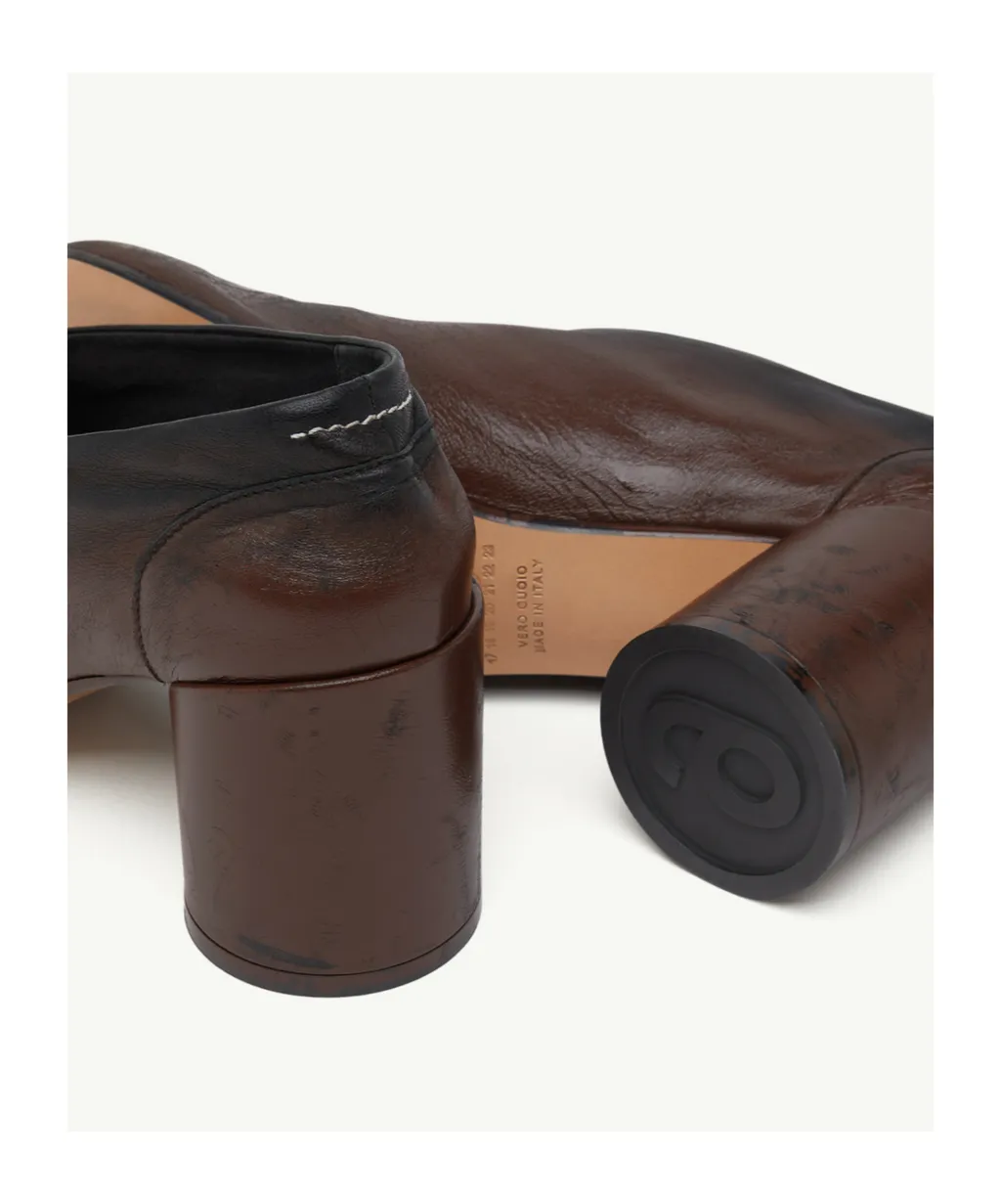 Mm6 Maison Margiela Anatomic Block-Heel Pumps