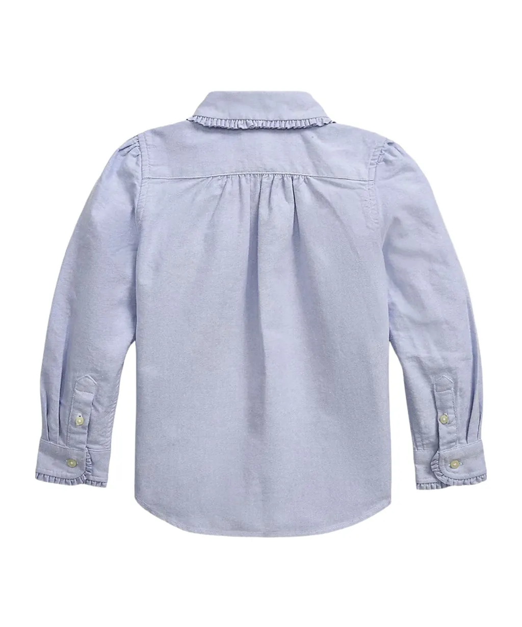 Polo Ralph Lauren Kids Polo Pony-Embroidered Curved Hem Shirt