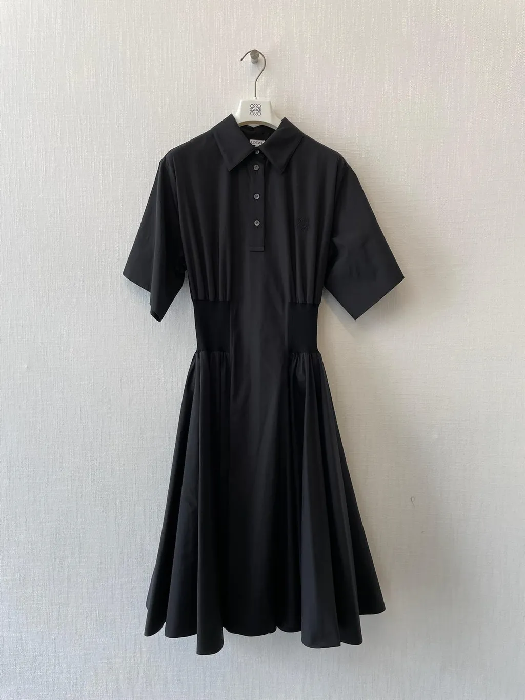 Loewe Short-Sleeved Midi Dress