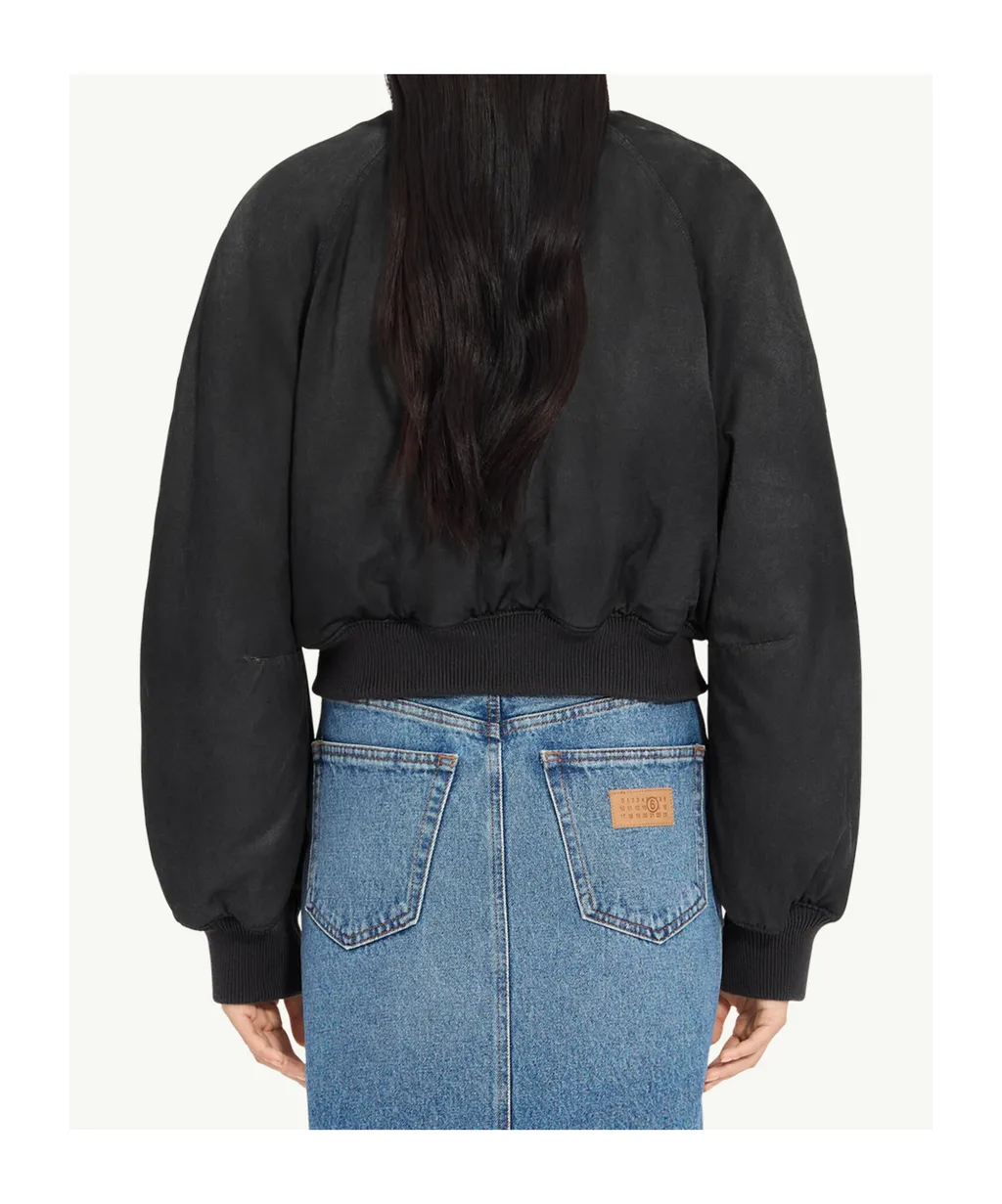 Mm6 Maison Margiela Raglan-Sleeved Bomber Jacket