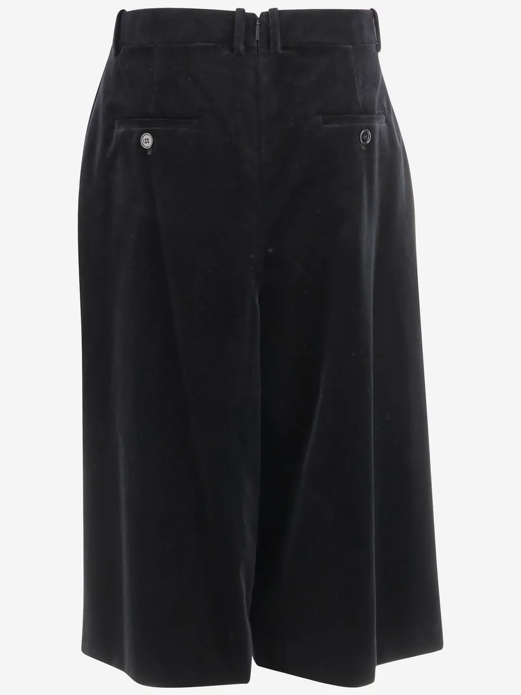Saint Laurent Velours Vintage Midi Skirt
