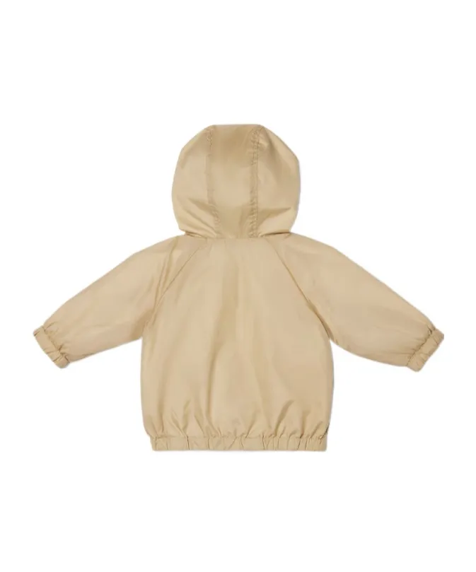 Reversible Pink Nylon Baby Windbreaker Jacket
