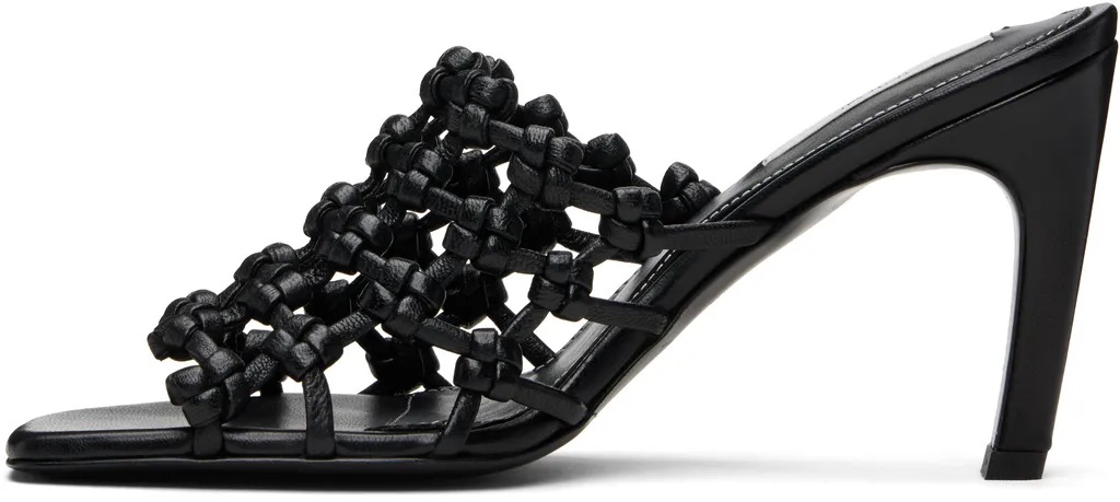 85Mm Knotted-Leather Sandals
