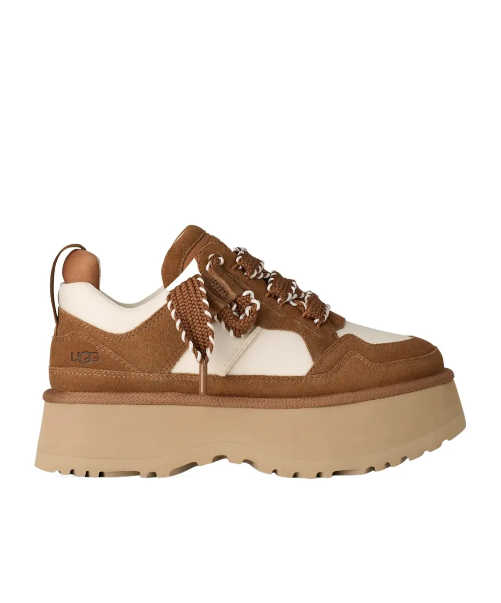 Ugg Astromel Logo Debossed Lace-Up Sneakers