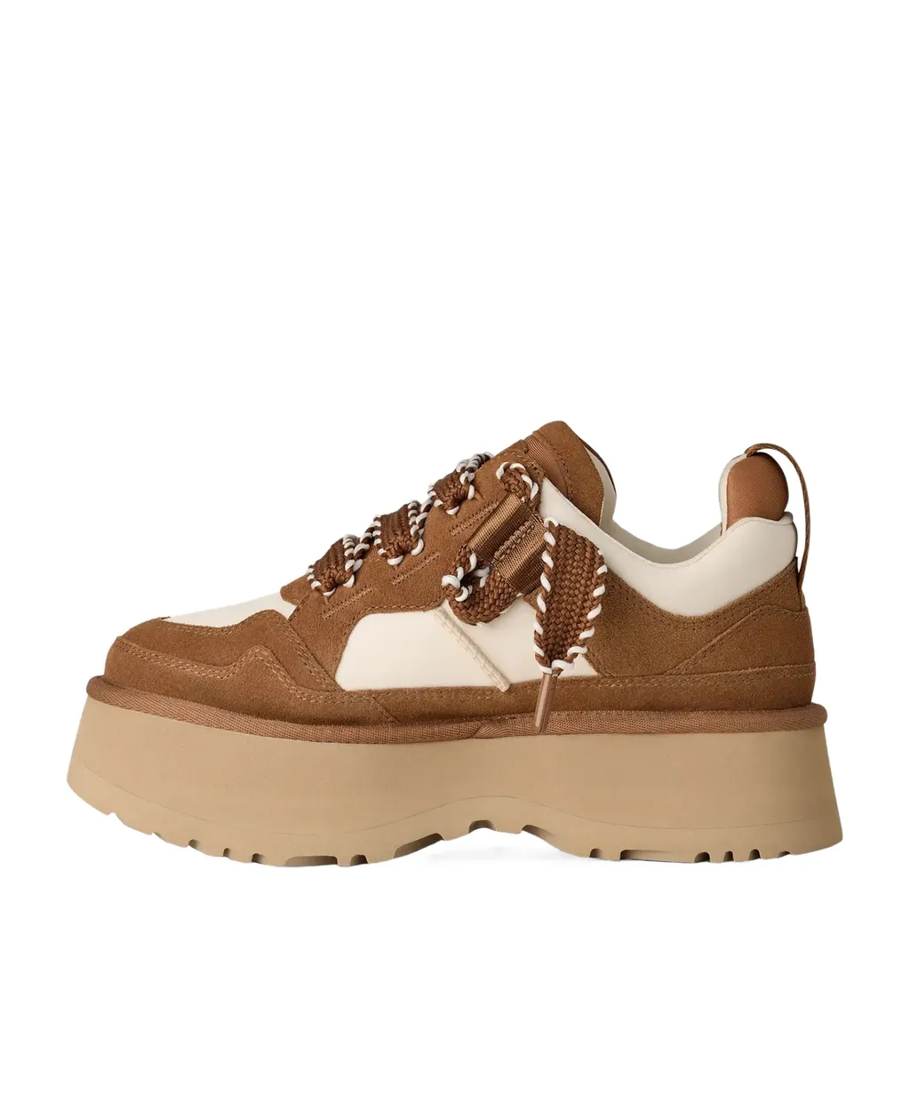 Ugg Astromel Logo Debossed Lace-Up Sneakers