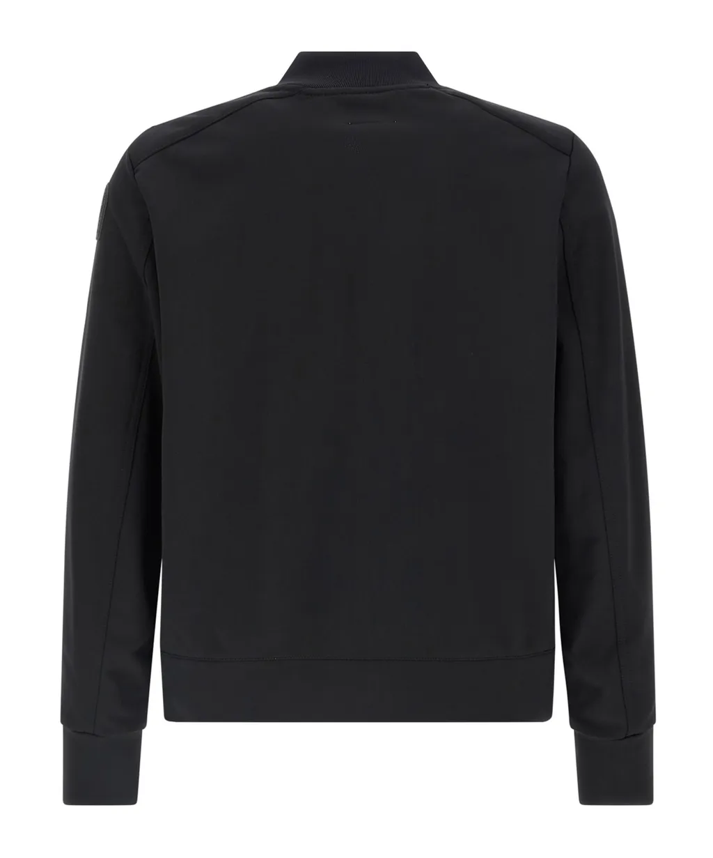 Mckay Zip-Front Logo-Patch Sweatshirt
