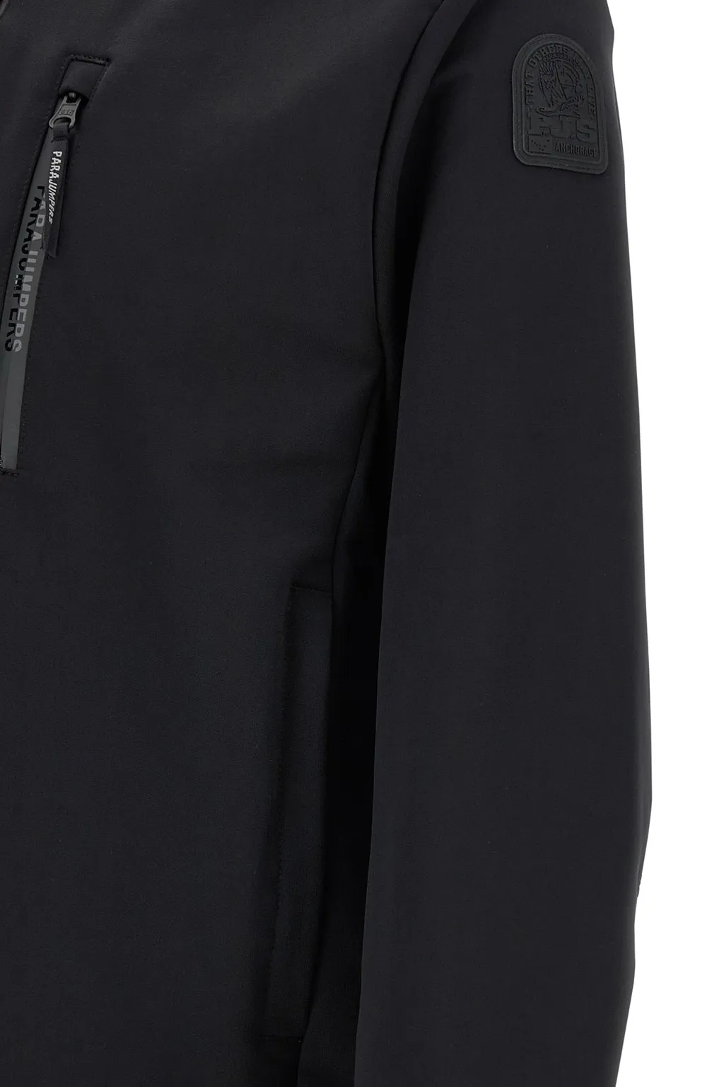 Mckay Zip-Front Logo-Patch Sweatshirt