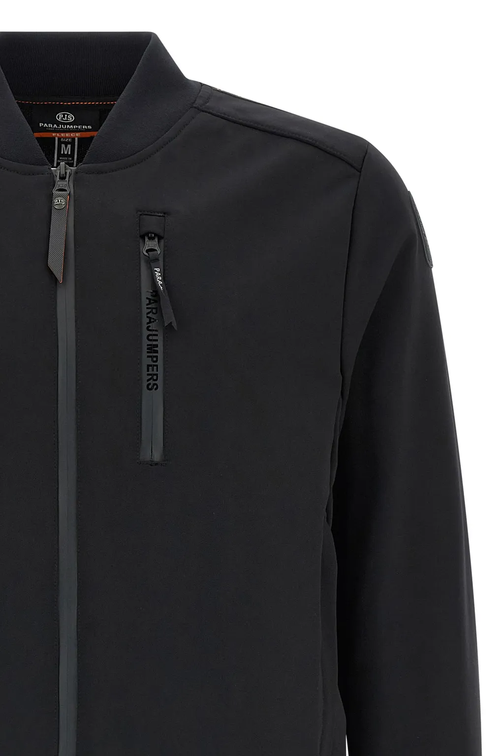 Mckay Zip-Front Logo-Patch Sweatshirt