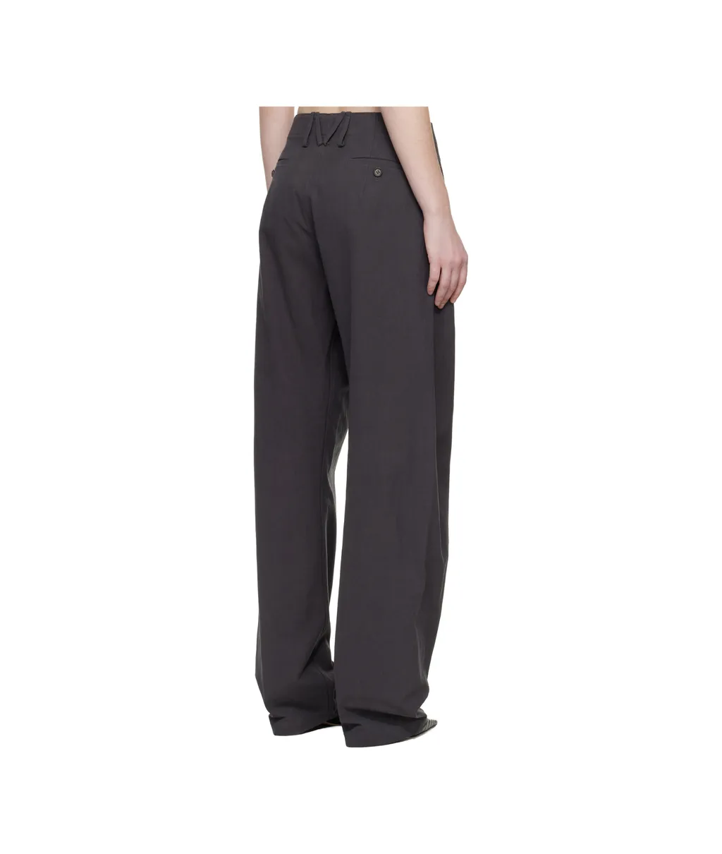 Wide-Leg Casual Pants