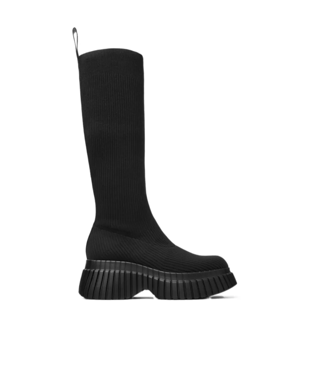 Pix Bcn Ribbed-Knit Boots