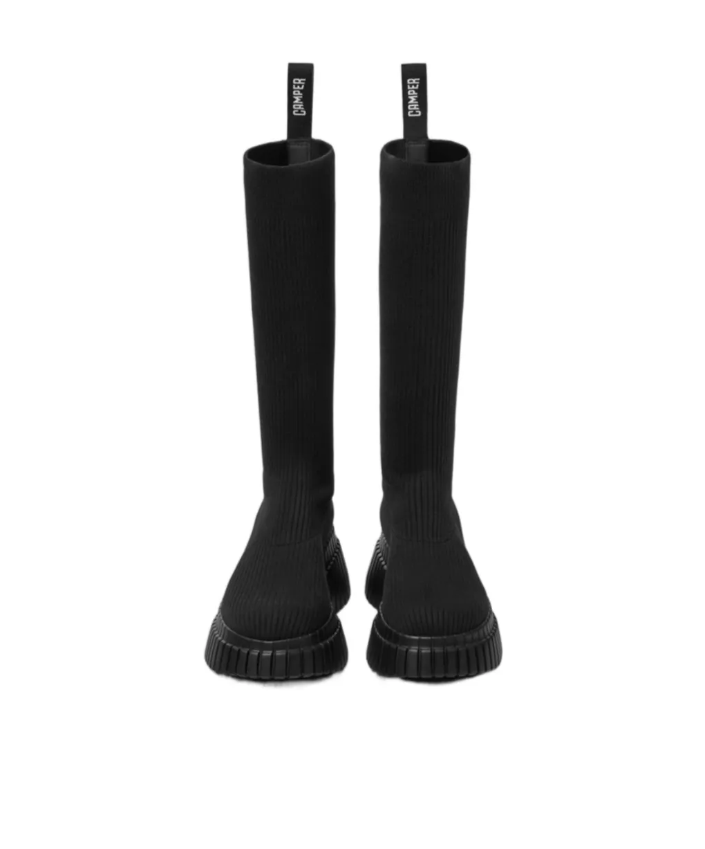 Pix Bcn Ribbed-Knit Boots