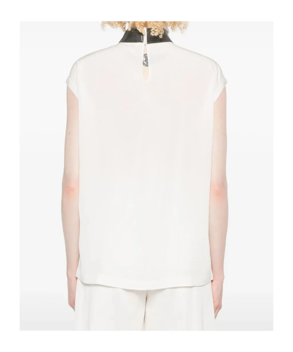 Turtleneck Sleeveless Top