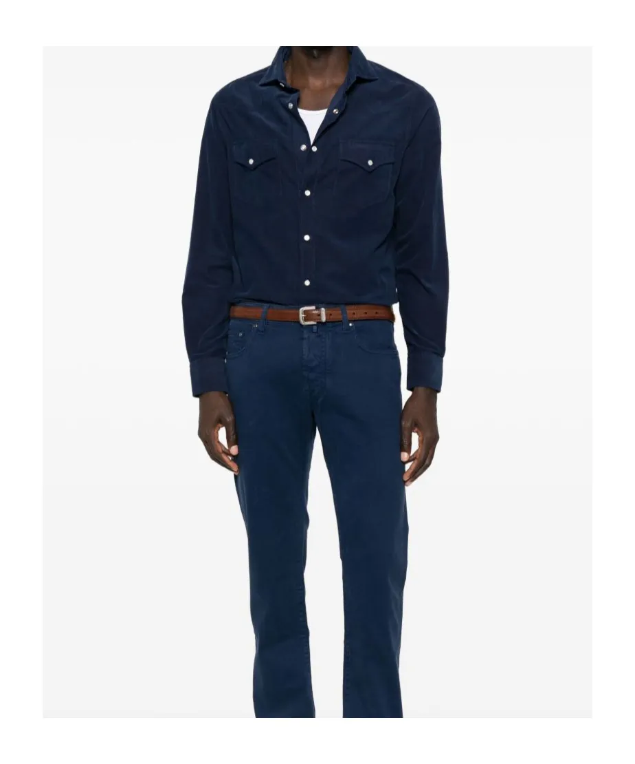 Brunello Cucinelli Long Sleeved Button-Up Shirt