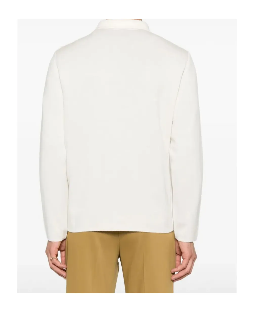 Button-Fastening Pocket Jacket