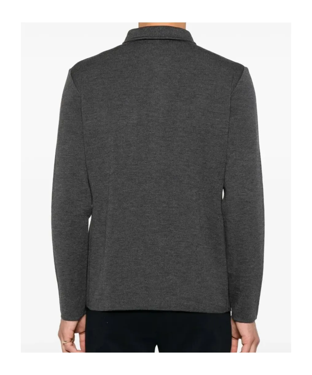 Buttoned Patch-Pocket Jacket