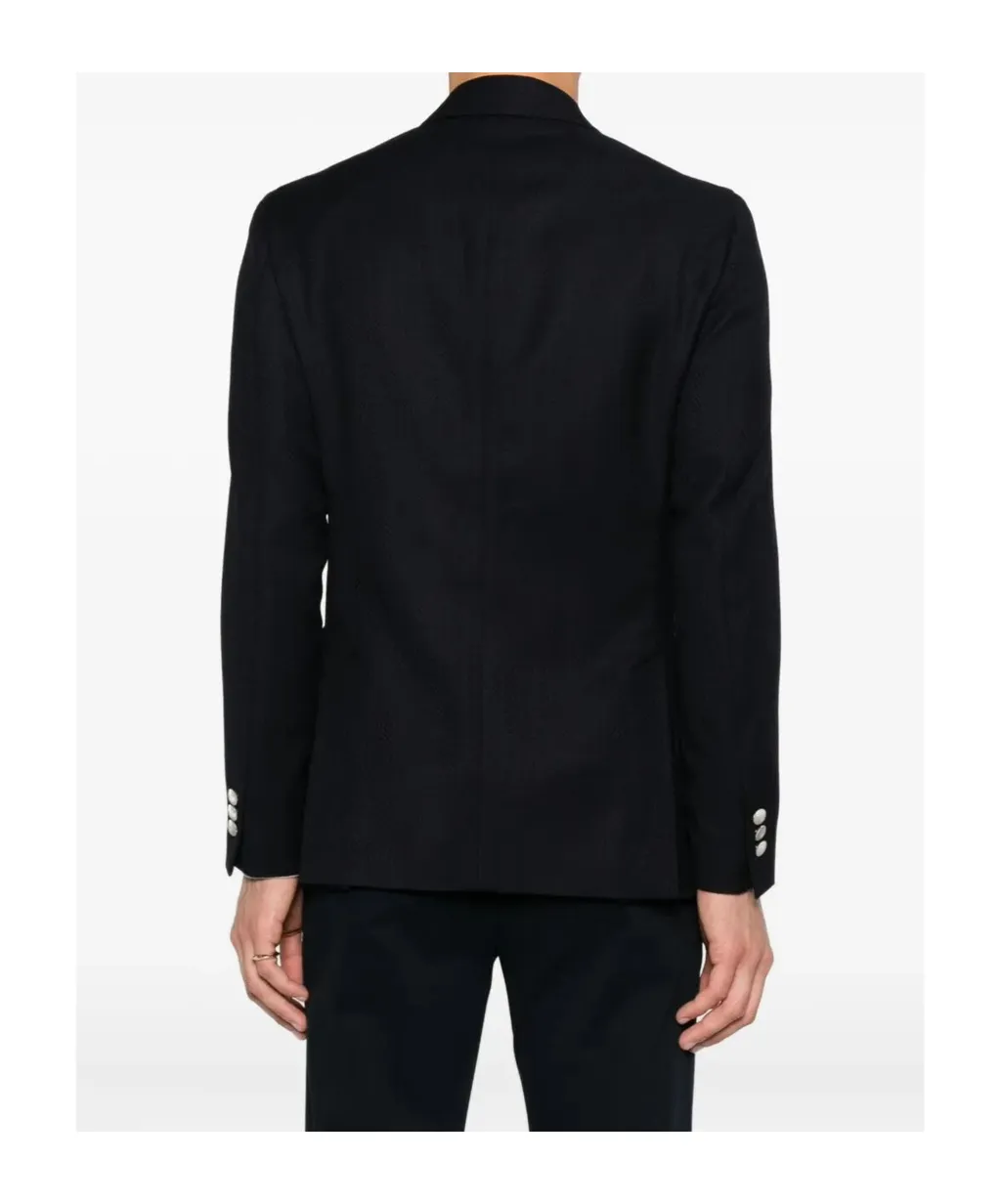 Double-Breasted Buttoned Jacket
