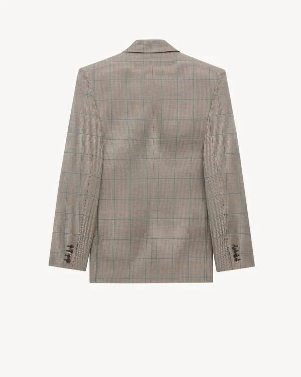 Saint Laurent Prince Of Wales Jacket