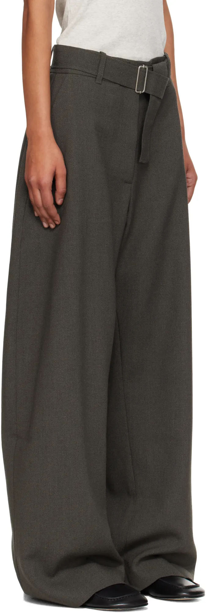 Studio Nicholson Doring Wide-Leg Pants