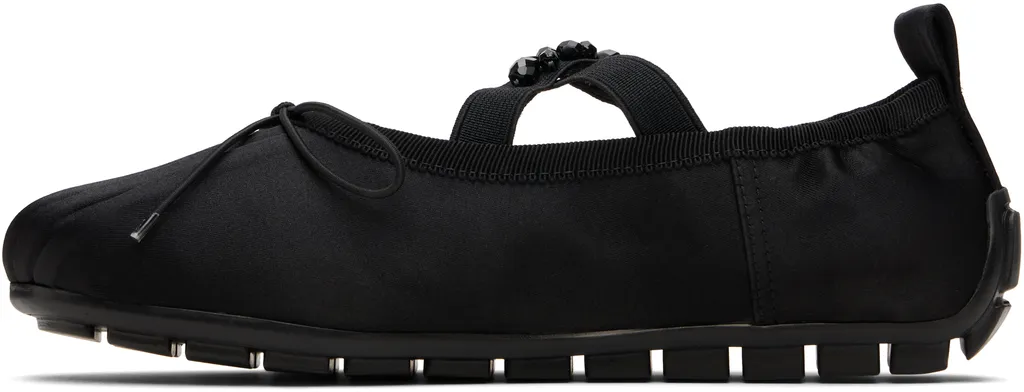 Embellished Grip Ballet Flats