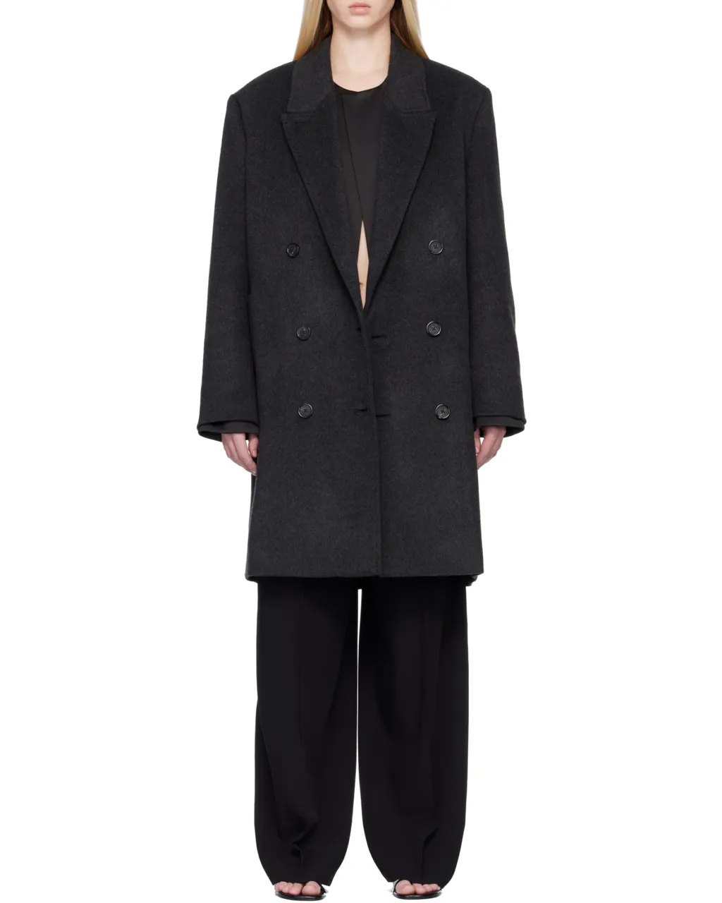 Double-Breasted Cashmere Coat