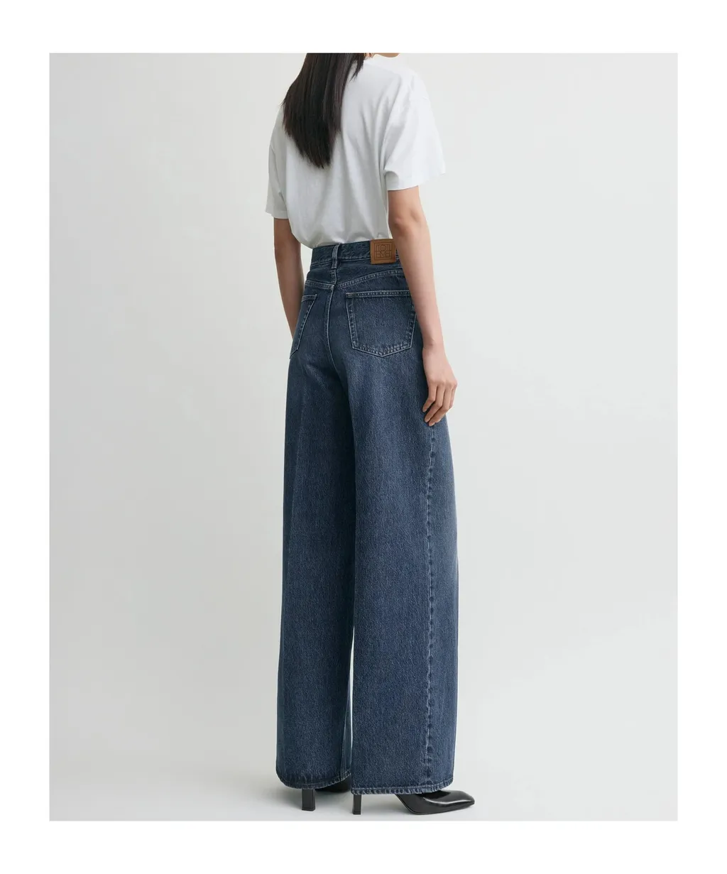 Waistband Denim Trousers