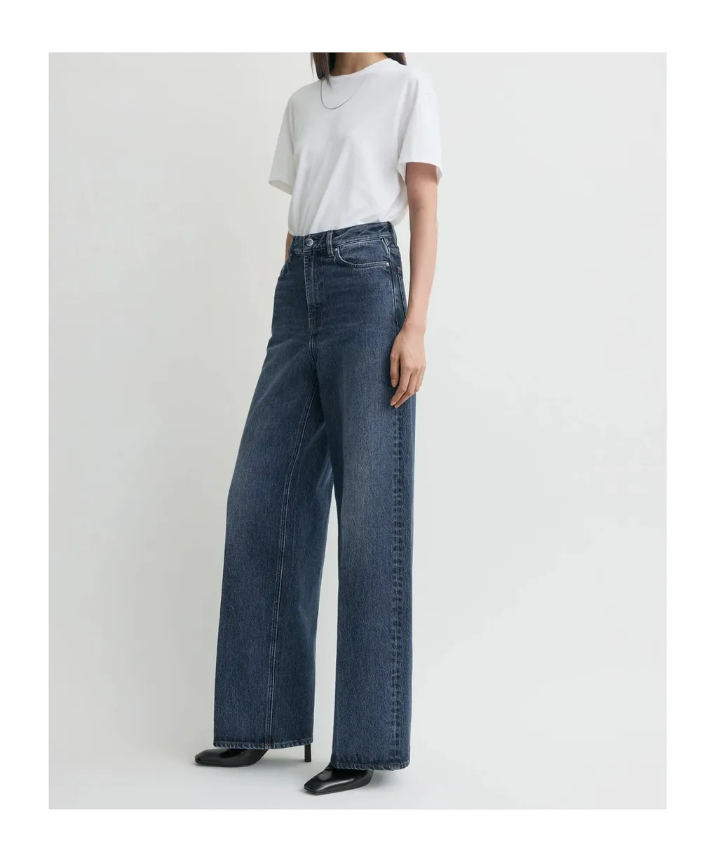 Waistband Denim Trousers