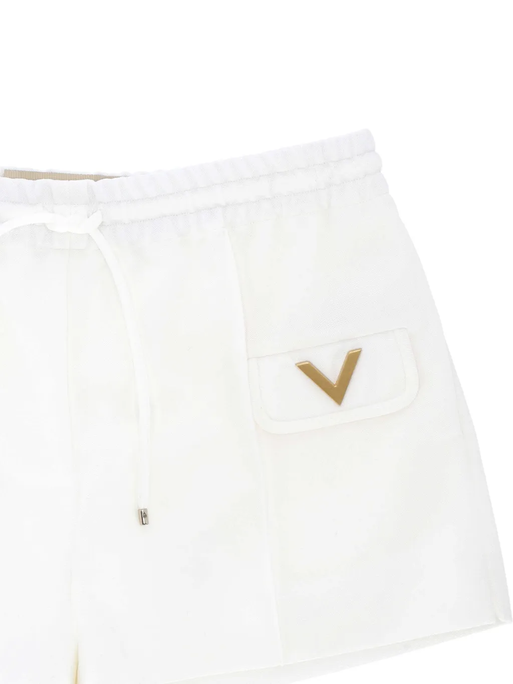 Pocket-Detail Drawstring Shorts