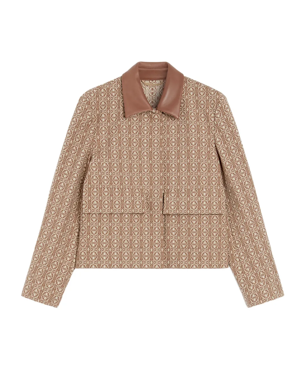 Max Mara All-Over Patterned Long-Sleeved Jacket