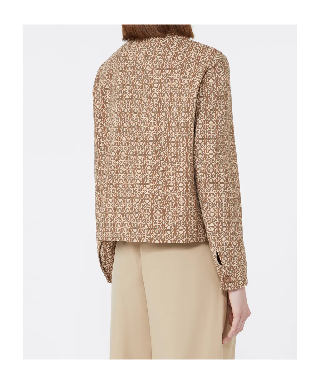 Max Mara All-Over Patterned Long-Sleeved Jacket