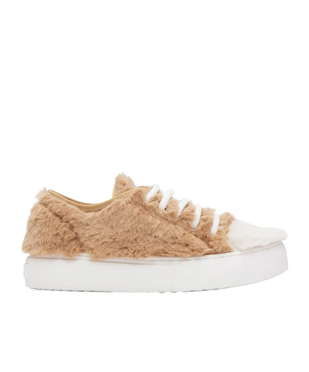 Faux-Fur Sneakers