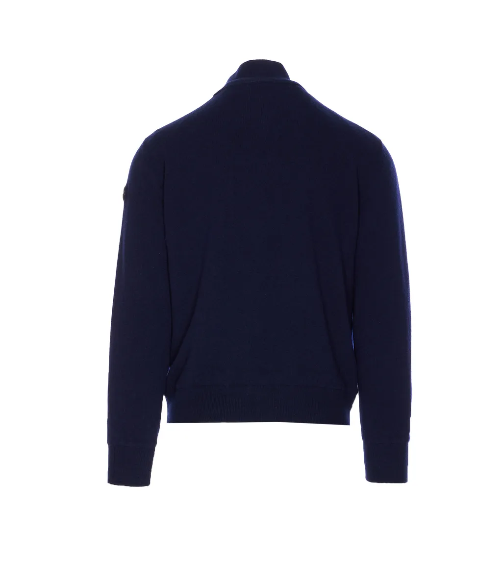 Logo-Patch Cardigan