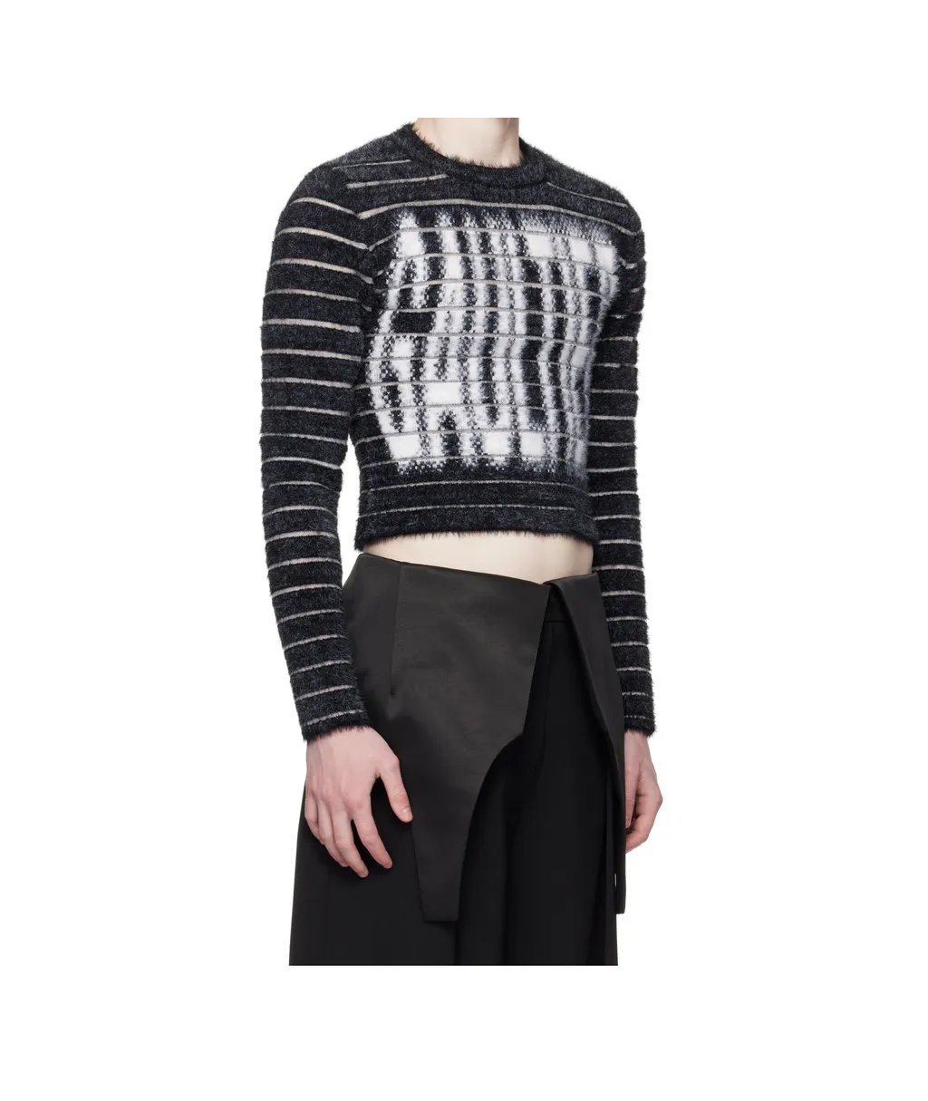 Intarsia-Logo Sweater