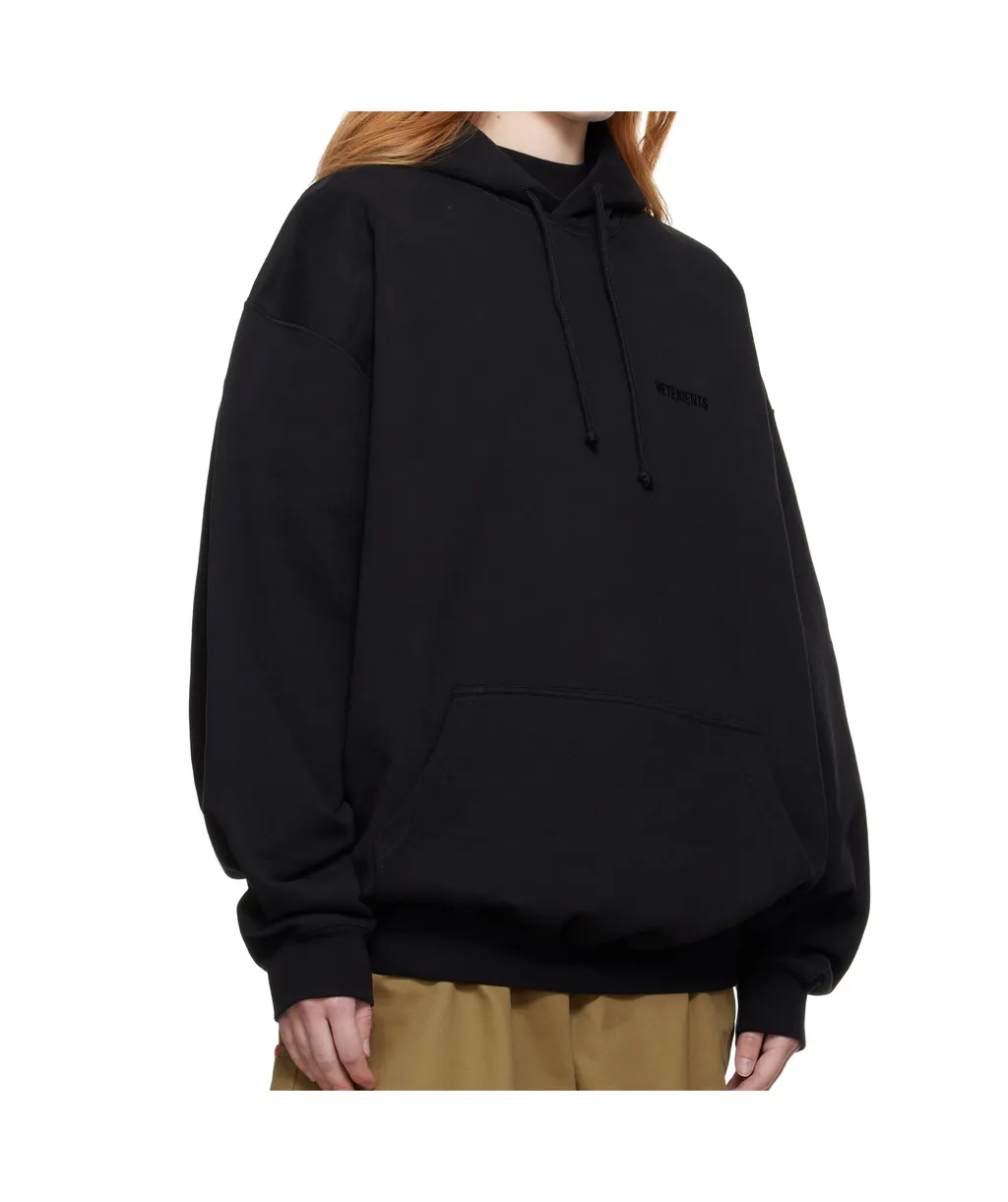 Vetements Logo Oversized Hoodie