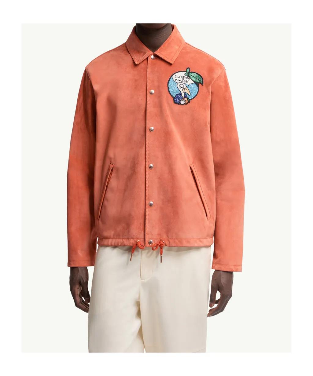 Moncler X Gilga Farm By Donald Glover Navel Suede Shirt Jacket