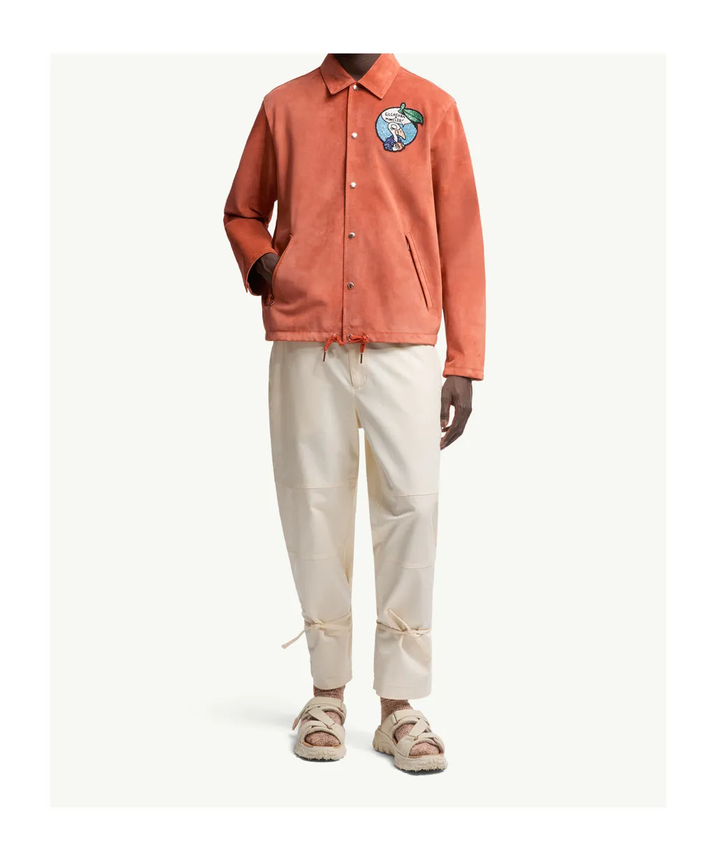 Moncler X Gilga Farm By Donald Glover Navel Suede Shirt Jacket