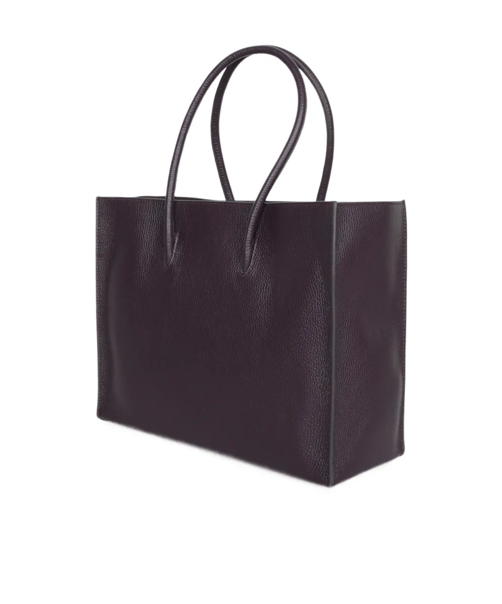 Large Myrtha Embossed-Logo Tote Bag