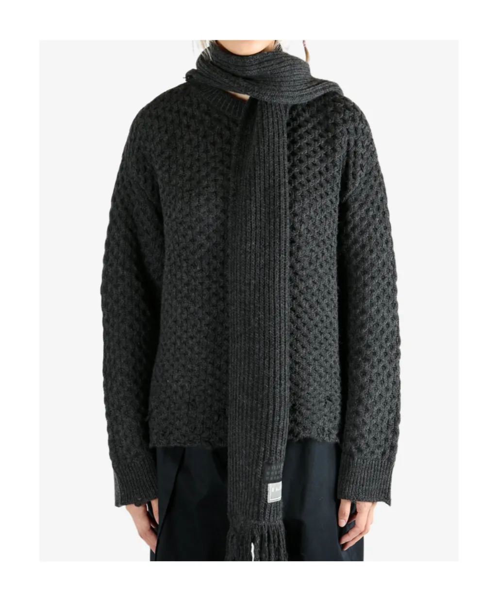 Mm6 Maison Margiela Scarf Knit Jumper