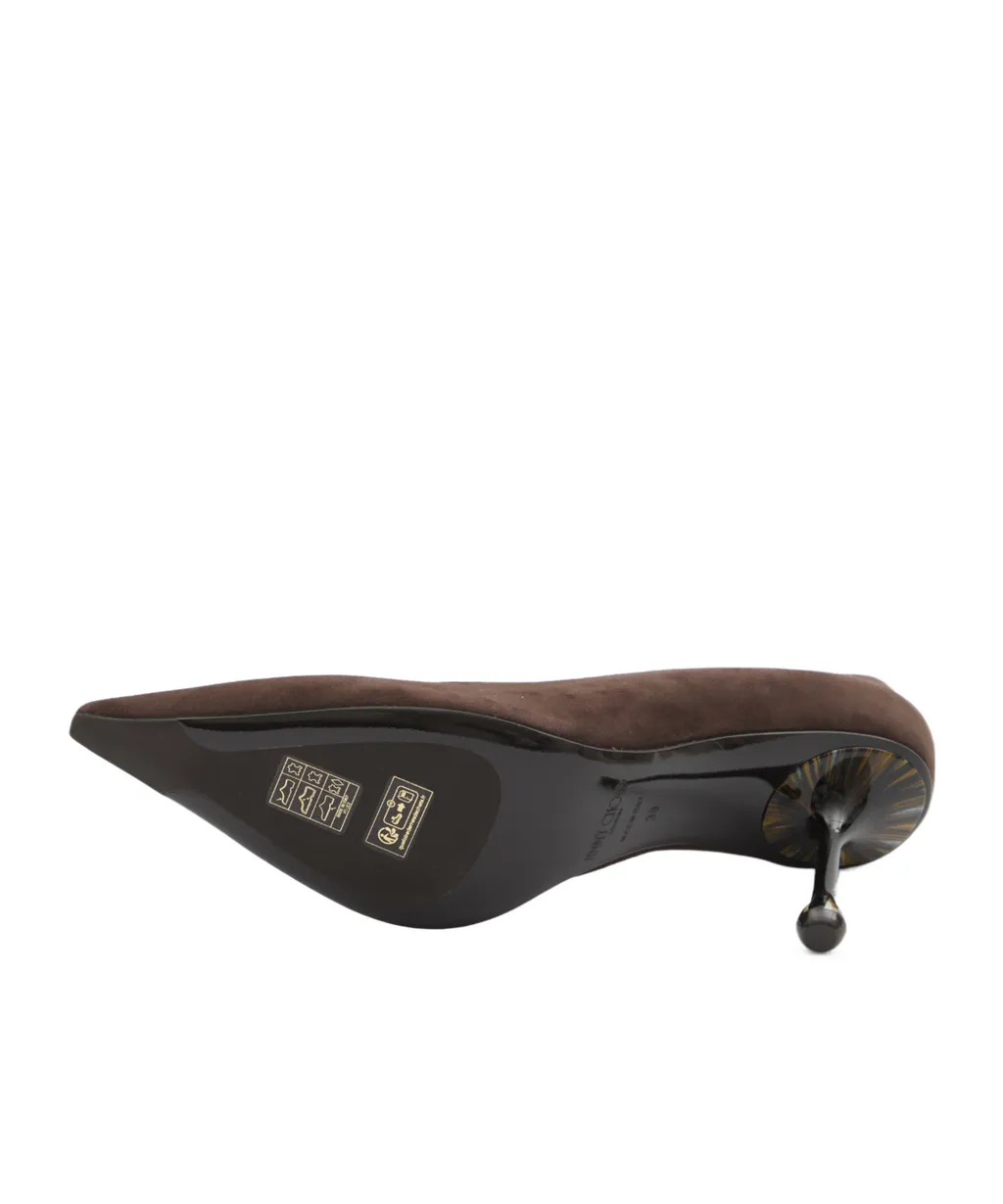 80Mm Ixia Pointed-Toe Pumps