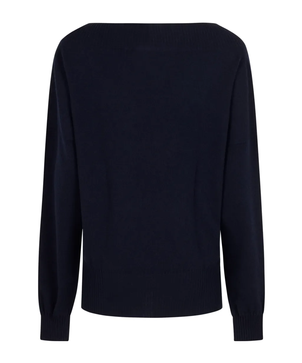 Alberta Ferretti Button Detailed Dropped Shoulder Jumper