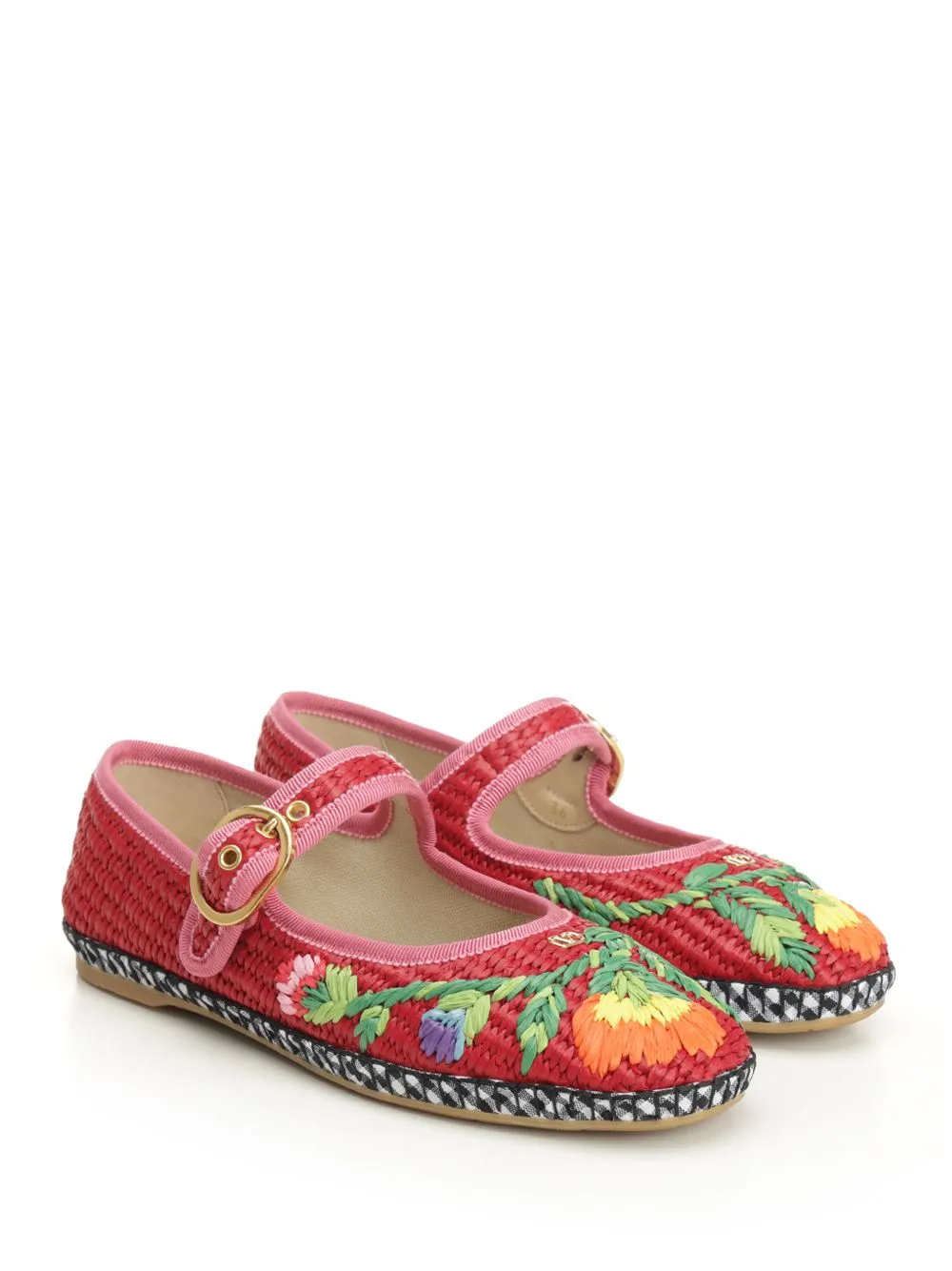 Endouce Embroidered Ballet Flats