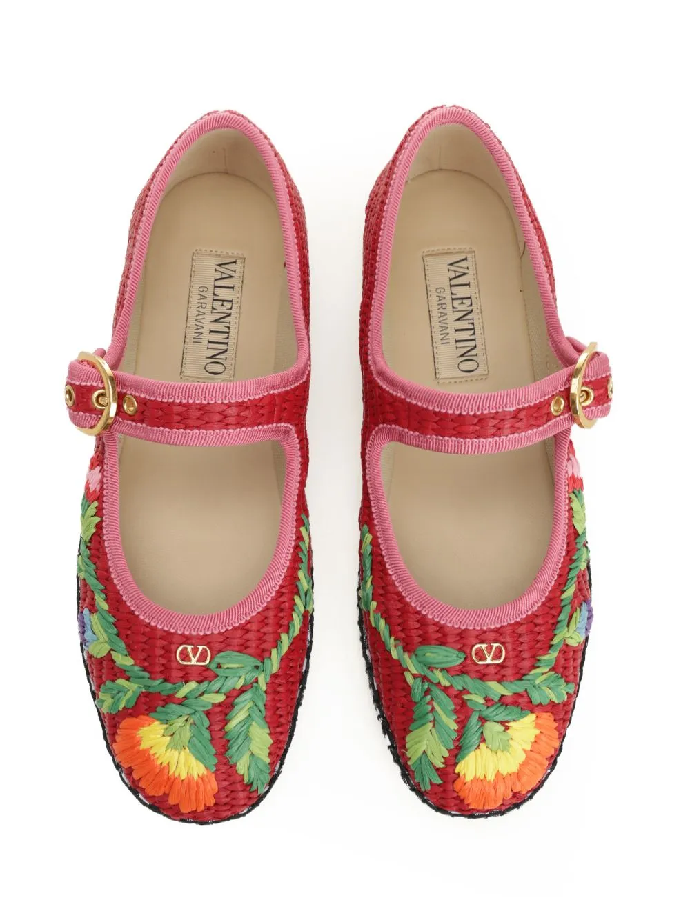 Endouce Embroidered Ballet Flats