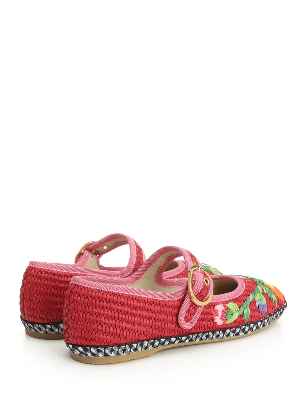 Endouce Embroidered Ballet Flats