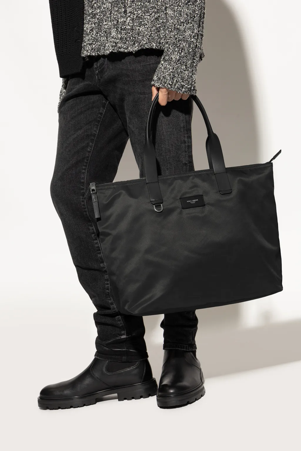 Zippered Shoulder Bag