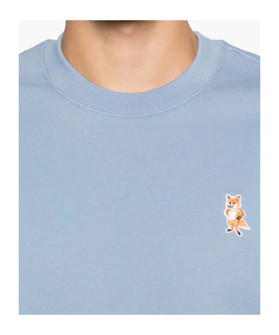 Fox-Embroidered Cotton Sweatshirt