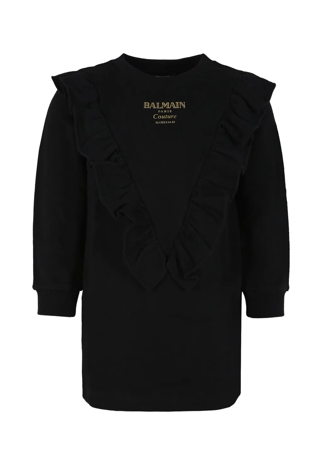 Balmain Kids Logo Printed Jersey Dress