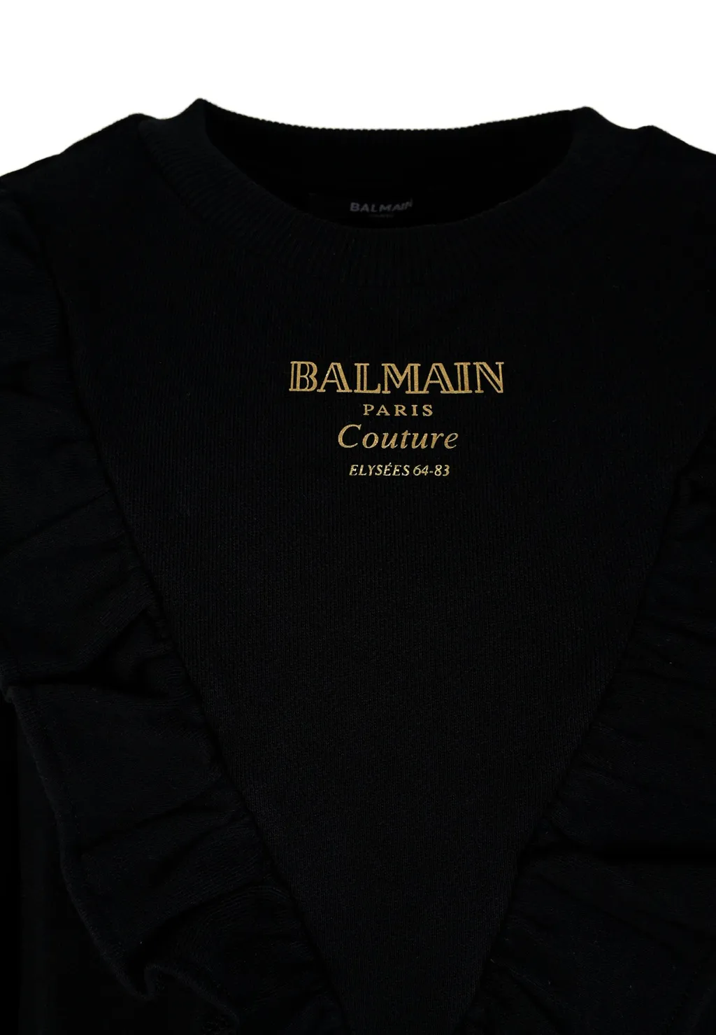 Balmain Kids Logo Printed Jersey Dress