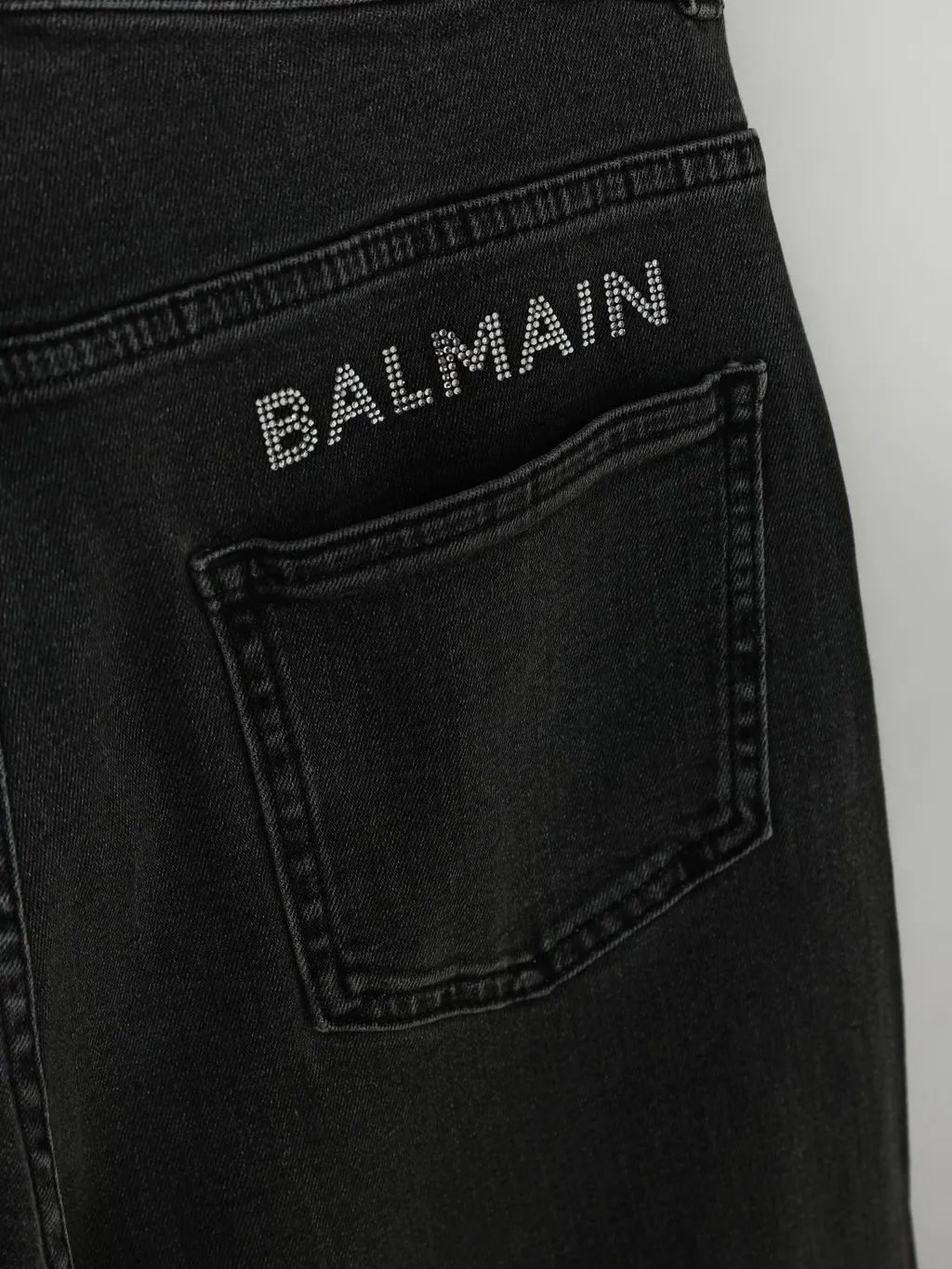 Crystal-Embellished Jeans