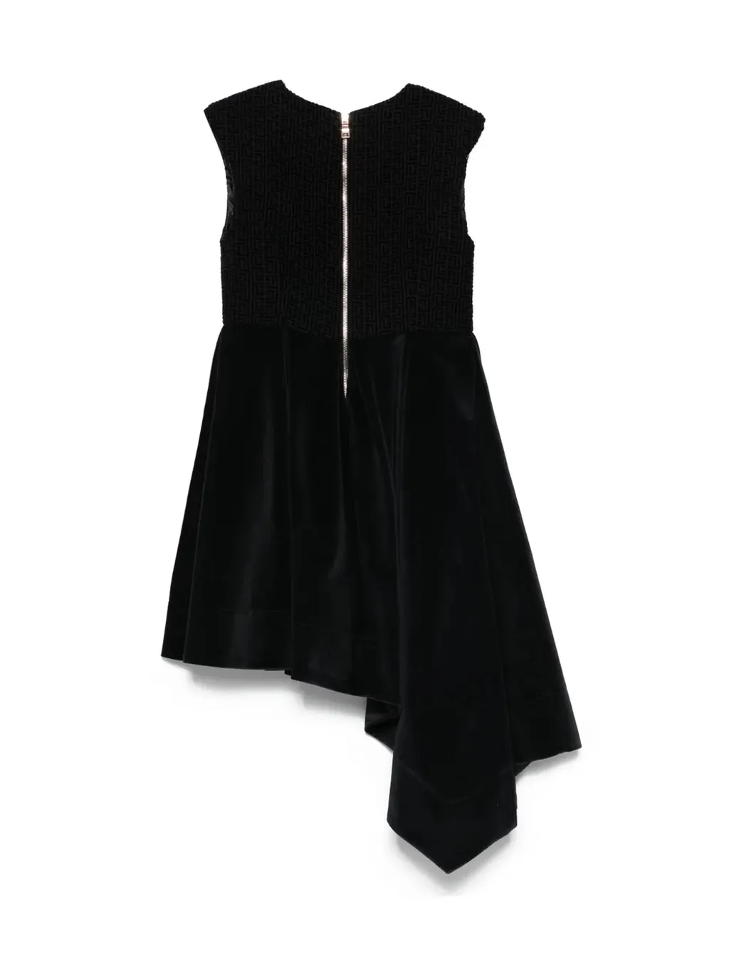 Balmain Kids Asymmetric Zipped Dress